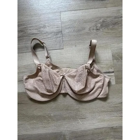 Chantelle Size 38D Magnifique Seamless Unlined Minimizer - Nude Sand - Picture 2 of 4